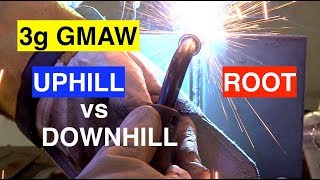 MIG Welding 3g Plate Uphill Root vs Downhill
