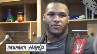 Da'Shawn Hand on first NFL season