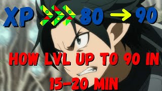 Sword Art Online Alicization Lycoris - Guide How To Level Up Fast