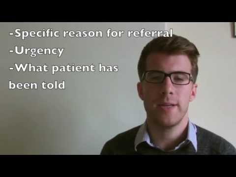 How to write a medical referral letter How to write a medical referral letter