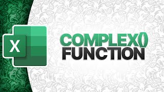 COMPLEX Function In Excel | COMPLEX()