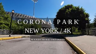 Corona Park | Roosevelt Ave | 4K | Streets Of New York | Queens