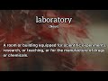 laboratory meaning definition of laboratory