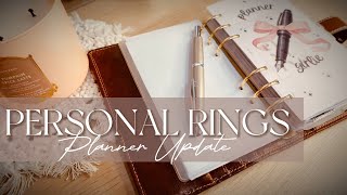 ✨  Planner Update | Personal Ring Planner Setup ✨ New Cover Filofax Malden Ochre #functionalplanner