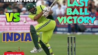 Inzamam UL Haq 60 vs India | at Ahmedabad | victory on last ball