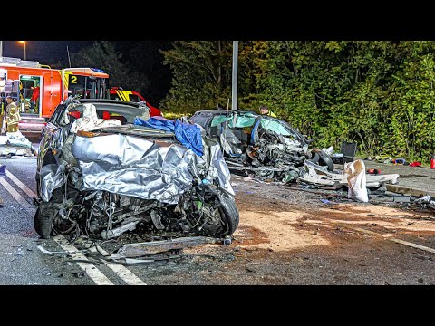 Schwerer Verkehrsunfall Mit Drei Toten Und Drei Zum Teil ...