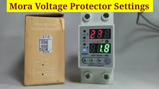 Mora Voltage & Current Protection Device Settings