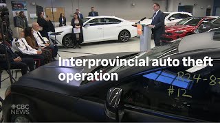 Winnipeg police, MPI team up to bring down interprovincial auto theft operation