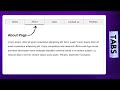 How to Create Tabs Using Html Css