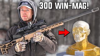 How DEADLY is the 300 Win Mag?? (Secret Service Sniper Caliber)