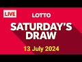 The National Lottery Lotto draw Result from Saturday 13 July 2024 | #Lottoresultslive