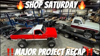 Lots of projects watch till the end 632 new wheels show trucks frame off squarebody’s shop Saturday