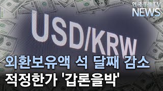 환율 1200원대…코로나發 적정 외환보유액 '갑론을박'/한국경제TV뉴스