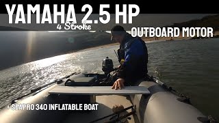 Inflatable Boat - Seapro 340 Inflatable Boat SIB with Yamaha 2.5 HP Outboard Motor