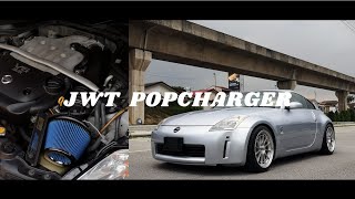 MORE NOISE for the Z! 350Z gets a new Intake! JWT Popcharger install and quick review.