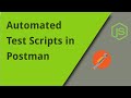 How to write automated tests with Postman