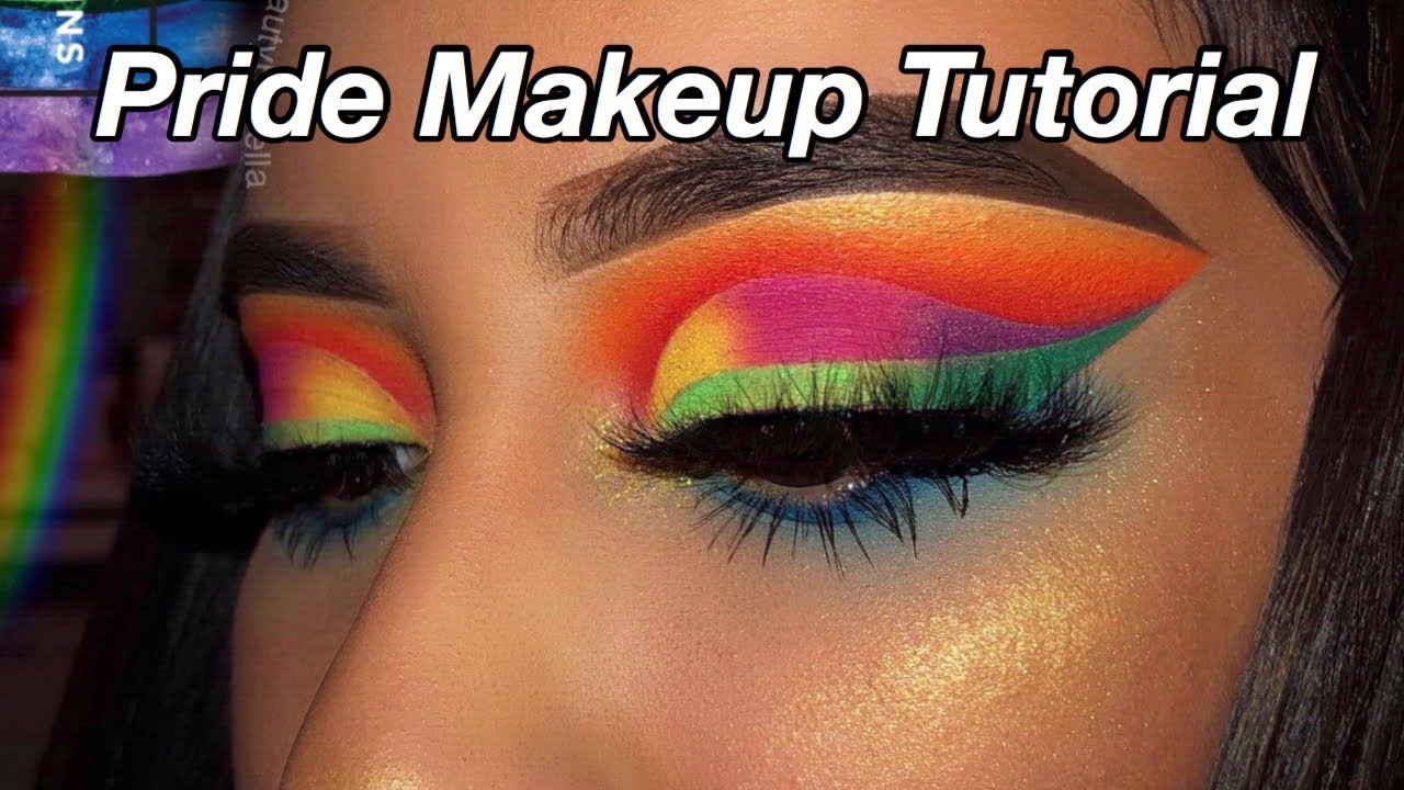 Rainbow Pride Makeup Tutorial Youtube Rainbow Pride Makeup Tutorial Youtube