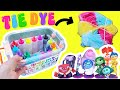 Inside Out 2 Movie DIY Tie Dye with Dolls! Crafts for Kids