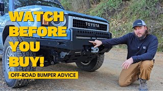 Off-Road Bumper Buying Advice - What makes a bumper good or bad?