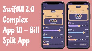 SwiftUI Bill Split App UI - Custom Slider - Composing Complex UI - SwiftUI Tutorials