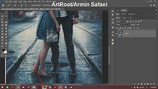 آموزش فتوشاپ : - adobe Photoshop - content aware scale-تغییر ابعاد تصویر بدون آسیب به بخش های اصلی