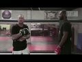 straight right punch with jon jones fight school