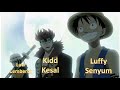 Momen Kidd Dan Law Tercengang Oleh Perkataan Luffy