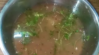 ஈரோடு பச்சபுளி ரசம்  கிராமத்து சுவையில்( raw Tamarind rasam in tamil)