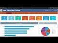 school management system overview developed with oracle apex