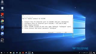 Vicore 튜토리얼 - 원격 데스크톱으로 연결하기