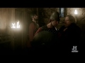 the vikings tv series. kwenthrith and the ecbert s guards scene.