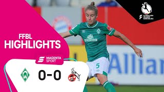 SV Werder Bremen - 1. FC Köln | 9. Spieltag, 2021/2022 | MAGENTA SPORT