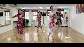 Girls group rumba 旗袍伦巴《兰亭序》