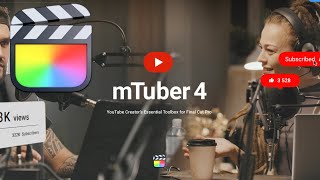 유튜버들에게 추천하는 파이널컷 플러그인 mTuber4 리뷰