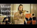 Mozart Obertura Figaro, Violin Concerto 4, Beethoven Romance 2, Sinfonía Jupiter, Libertango (Full)