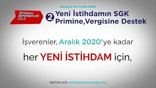 İSTİHDAM SEFERBERLİĞİ 2019 - Yeni İstihdam için SGK Desteği