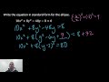 Write the Equation of an Ellipse in Standard Form by Completing the Square (2)