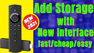 How to Add External Storage to the New (Fire OS 7)  Amazon Firestick