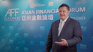 Asian Financial Forum 2023 - interview with Ruangroj Poonpol