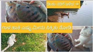 ಗಾಲಾ ಹಾಕಿ ಎಷ್ಟು ಮೀನು ಸಿಕ್ಕಿತು ನೋಡಿ🐟🐠 ಡಿಂಕು ನಾಧಿ ಗೆ ಇಳಿದ ನೋಡಿ