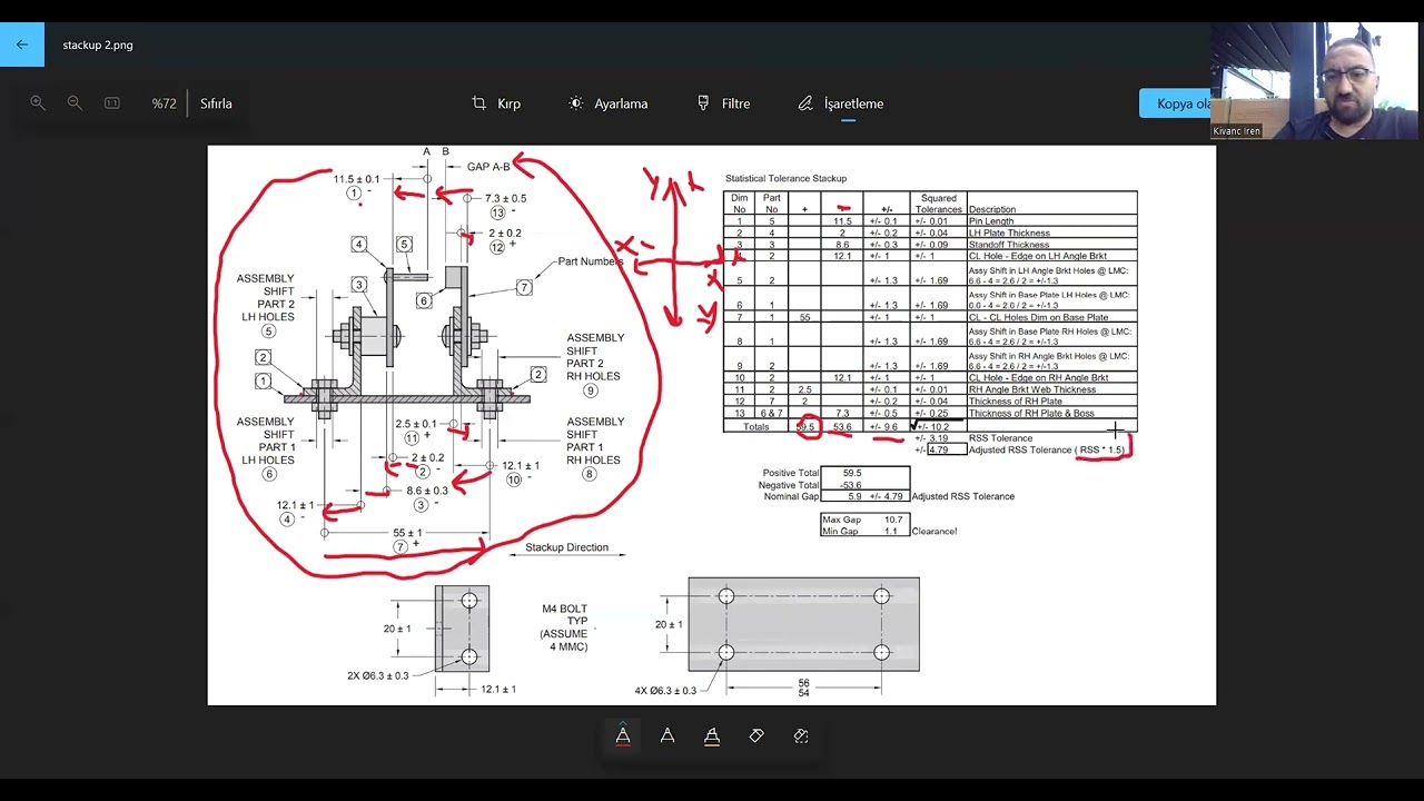 TOLERANCE STACKUP -2- STATISTICAL METHOD - YouTube