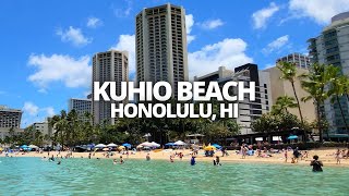 Exploring Kuhio Beach in Waikiki, Honolulu, Hawaii USA Walking Tour #kuhiobeach #waikiki #honolulu