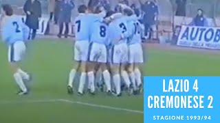 30 gennaio 1994: Lazio Cremonese 4 2