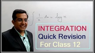 ❖INTEGRATION All Formulas Quick Revision For Class 12th Maths with Tricks and Basics NCERT SOLUTIONS