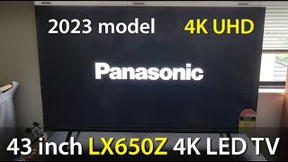 Unboxing Panasonic 43 INCH LX650Z 4K LED TV - 2023 model