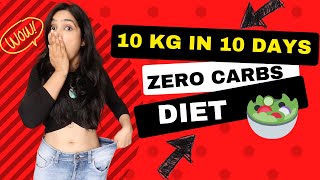 Low carb diet meal plan Indian food in Hindi | zero Cal diet for weightless| Diet Guide For Beginner
