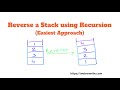Reverse a Stack using Recursion | Programming Tutorials