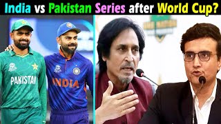 India vs Pakistan T20 Test ODI series after World Cup Possible by ICC BCCI and PCB Sourav Ganguly