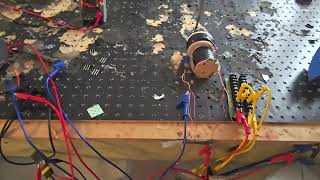 pulse motor ss generator propagator  using a signal generator to adjust frequency higher.