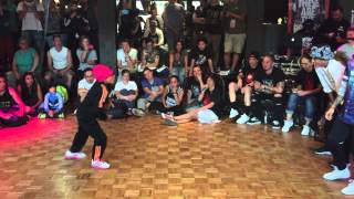 IBE Heart Breaker 2v2 Bgirl Battle Finals Bgirl Eddie \u0026 Bgirl Terra vs Candy \u0026 Ladione